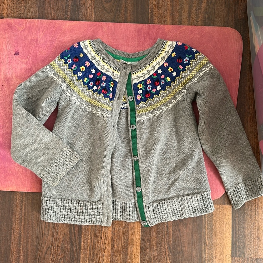 Hanna Andersson Fair Isle Cardigan